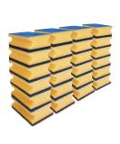Vileda Glitzi Plus Scouring Pad - Antibacterial Kitchen Sponge Highly Absorbent Pack of 24 | International Shipping Available - Buy Online on GoSupps.com