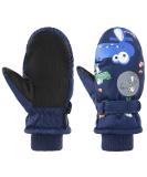 Durio Kids Ski Gloves Winter Gloves Waterproof Mittens Gloves Children Gloves for Girls Boys Navy 2-5 Years - Buy Online on GoSupps.com