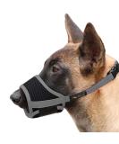 Adjustable Heele Dog Muzzle - Breathable & Safe for Small/Medium Dogs - Prevents Biting Chewing Barking (XS Gray) - Buy Online on GoSupps.com