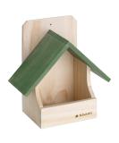 Navaris Small Bird Nest Box - Wooden Robin, Hummingbird, Parakeet, Bluebird Birdhouse - Outdoor Pine Wood Nesting Box with Open Front - Buy Online on GoSupps.com
