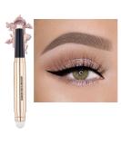 2 in 1 Eyeshadow Stick & Sponge Brush | Long Lasting Waterproof Cream Shadow & Highlighter | Hypoallergenic Multi-Dimensional Eye Makeup - Buy Online on GoSupps.com
