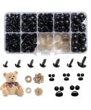 270PCS Black Plastic Safety Eyes & Noses with Washers for Doll Making Crafts - Buy Online on GoSupps.com