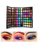 Vivid 120-Color Mini Eyeshadow Palette - Matte & Shimmer | Professional 3 Layers Bright & Warm Eye Shadows | Colorful Makeup Set - Buy Online on GoSupps.com