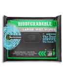 Surviveware Biodegradable Wet Wipes - 15 Count, Post Workout & Camping Face/Body Wipes for Adults - Buy Online on GoSupps.com
