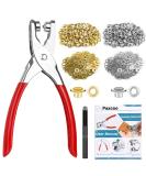 1203Pcs Grommet Tool Kit with Eyelet Pliers  PAXCOO 1/4 Inch Fabric Grommet Kit with Fabric Eyelets Grommets  Washers and Hole Punch Grommet Hand Press kit for Fabric/Leather/Belt/Shoes/Cloths 1203pcs 1/4 Inch - Buy Online on GoSupps.com