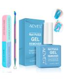 Professional Gel Nail Polish Remover 0.5 Fl Oz - Fast & Gentle Polish Removal with Nail File & Scraper - Perfect for At-Home Use - Buy Online on GoSupps.com