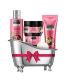 Delicate Rose Bath Set for Women - Spa Gift Baskets & Gift Sets | Perfect Women's Gift - Buy Online on GoSupps.com