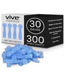 Vive Easy-Twist Lancets for Diabetes - 300 Count 30 Gauge Single Use Finger Pricker for Glucose Monitoring - Safe & Disposable Testing Needles - Buy Online on GoSupps.com