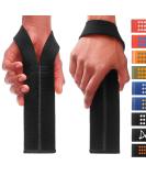 WARM BODY COLD MIND V1 Lifting Wrist Straps for Olympic Weightlifting Powerlifting Bodybuilding Functional Strength Training for Crossfit - Heavy-Duty Cotton Wrist Wraps Pair Black - Buy Online on GoSupps.com
