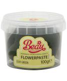 Beau Products Green Flowerpaste Icing 100g - Leaf Green | High-Quality Edible Paste for Cake Decorating - Buy Online on GoSupps.com