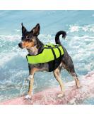 NAMSAN Dog Life Jackets - Portable Inflatable Life Jacket for Small Medium & Large Dogs - Green-M M Green - Buy Now! - Buy Online on GoSupps.com