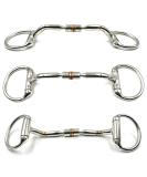 Pony Eggbutt Snaffle Horse Bit with Copper Roller and Inlay (3.5") - Buy Online on GoSupps.com
