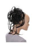 CAISHA XXL Hair Part Hair Tie - Daisy Dutt Updos with Braided Synthetic Fiber - Heat-Resistant Black Brown #3 - International Shipping Available - Buy Online on GoSupps.com