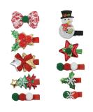 Avodova 10 Pcs Sparkling Christmas Hair Clips for Girls - Fun Shapes & Accessories - Perfect Holiday Gift - Buy Online on GoSupps.com