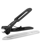 VANWIN Nail Clippers for Thick Nails 16mm Wide Jaw Opening Oversized Toenail Cutter with Sharp Curved Blade and File Heavy Duty Stainless Steel Fingernail Seniors Elderly Black - Buy Online on GoSupps.com