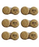 Wood Grain Contact Lens Case 6 Pack | Stylish Wood Color Perfect for Travel & Storage - Buy Online on GoSupps.com