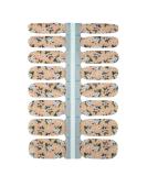White Flowers Nail Foils - Ultra-Thin Self-Adhesive Nail Art Wraps for All Nail Types - Premium Quality Easy Application - Buy Online on GoSupps.com