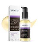 YEOUTH Hyaluronic Acid Moisturizer Cream with Vitamin C - Hydrating Face Cream for Dull & Dry Skin | 1oz - Buy Online on GoSupps.com