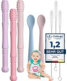 Okonkn Bite Tube Baby Dental Aid Set - 5 Piece BPA-Free Silicone Teething Toys for Babies 3 Months+ | Baby Accessories for Boys & Girls - Buy Online on GoSupps.com