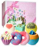 Bath Bombs, 7 Natural Bath Bomb Gift Set, Handmade Bubble Bathbombs for Women Kids, Shea Butter Moisturize, Gifts for Mom Her Girlfriend, Mothers Day Gifts, for Birthday Valentines Christmas - Buy Online on GoSupps.com