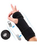 Carpal Tunnel Wrist Brace Night Support for Right Hand - L/XL | Relief for Tendonitis Arthritis & Sprains - Pain Relief Brace for Men & Women - Buy Online on GoSupps.com