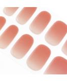 DANNI & TONI Soft Self-Adhesive Gel Nail Stickers | Salon-Quality Manicure Set | Light Red Gradient with Shimmer | 28 Semi Cured Nail Wraps - Buy Online on GoSupps.com