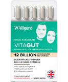 Wellgard Vitagut Probiotics for Gut Allergen-Free 12 Billion CFU Per Capsule Scientifically Proven Vegan Made in UK - Buy Online on GoSupps.com
