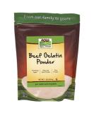 Now Foods Beef Gelatin Powder 1 lb - Real Food Supplement for Healthy Recipes - Buy Online on GoSupps.com