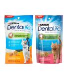 Purina Dentalife Dental Treats For Cats Bundle Savory Salmon And Tasty Chicken - Buy Online on GoSupps.com