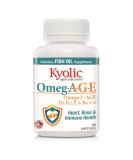 Kyolic Omeg.A.G.E Omega-3 & AGE D3 K2 E B6 B12 - Heart, Bone & Immune Health 90 Softgels - Buy Online on GoSupps.com