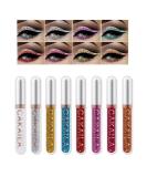 Rechoo 8 Colors Glitter Liquid Eye Liner Set - Waterproof, Long Lasting Shiny Eye Liners Pencil - 8 Glitter Colors - Buy Online on GoSupps.com