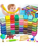 62 Colors Air Dry Modeling Clay Kit for Kids | DIY Molding Clay Set with Sculpting Tools and Decoration Accessories | Perfect Gift for Boys & Girls Age 3-12 | Kids Art Crafts - Buy Online on GoSupps.com