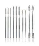 CYNAMED 10 Pc Stainless Steel Spatula Wax & Clay Sculpting Tool Set 10PC - Buy Online on GoSupps.com