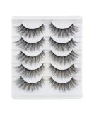 Artificial eyelashes Cat eye 3D wrong eyelashes naturally look 5 pairs of strip eyelashes thin band soft cat eye lashes fluffy fake eyelashes reusable faux mink nerwimzen from glowing win cat eye-5 pairs - Buy Online on GoSupps.com