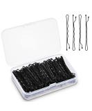 Hair needles 150 pieces of wave shape hair clips metal bobby pins hairpin set for children girls hair additives hairdressing salon (black) - Buy Online on GoSupps.com