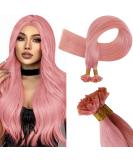Runature 40cm Pink U Tip Extensions - Real Hair Bonding Colorful Human Hair Invisible Bond 20g Beach Color - Buy Online on GoSupps.com