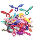 Buy Ilamourcar 100-Piece Colorful Hair Tie Set - Elastic Scrunchies for Women & Girls | Perfect for Parties & Gifts - Buy Online on GoSupps.com