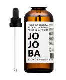 Organic Jojoba Oil for Skin & Hair - 100% Pure & Natural Cold Pressed - 50ml Amber Glass Bottle - Shop Internationally - Buy Online on GoSupps.com