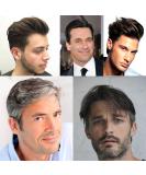 Airao All PU Toupe - Natural Looking Hair Replacement for Men | Indian Human Hair #1B30 - Bleached Knot & Invisible Base - Buy Online on GoSupps.com