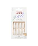 KISS Gel Fantasy Collection Sculpted Fake Nails Manicure Set  True Color'  with Nail File  Nail Glue & 28 Glue-On Nails 1 Count (Pack of 1) - Buy Online on GoSupps.com