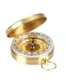 Buy Waterproof Outdoor Compass - Portable Hiking Compass with Luminous Jacks for Camping & Adventures (Golden) - Buy Online on GoSupps.com