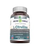 Amazing Formulas L Citrulline 2000mg - 120 Tablets - Non-GMO Gluten Free - Cardiovascular Health & Endurance Support - Buy Online on GoSupps.com