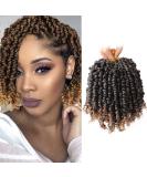 Pre-twisted Passion Twist Crochet Hair 6 Inch 9 Packs Passion Twist Hair Pre Looped Ombre Blonde Short Passion Twist Hair Crochet Braids Hair Extensions(T27 6 Inch 9 Packs) 6 Inch (Pack of 9) T27 - Buy Online on GoSupps.com
