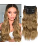 Affordable Clip-In Ombre Hair Extensions - 50cm 200g Double Weft Synthetic - Realistic Braid & Part Hair for Women - Buy Online on GoSupps.com
