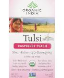 Organic India USA - Tulsi Raspberry Peach Tea, 18 bags - Buy Online on GoSupps.com