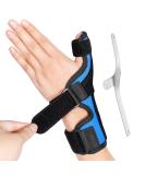 Thumb Spica Splint Brace for Left & Right Hand - Trigger Thumb & Wrist Support | De Quervains Tendonitis Immobilizer - L/XL - Buy Online on GoSupps.com