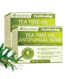 Roycederm Tea Tree Oil Soap - 4 Bars for Acne Athlete's Foot & Skin Conditions | International Shipping - Buy Online on GoSupps.com