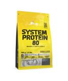 Olimp Sport Nutrition System Protein 80 - Strawberry Flavour - 700g | High-Quality Protein Supplement for Optimal Fitness - Buy Online on GoSupps.com