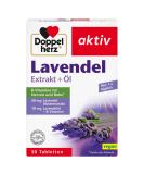 Double heart lavender extract + oil - with vitamin B6 and B12 as a contribution to the normal function of the psyche and the nervous system - 30 tablets single 22.9 g 30 tablets (1 Pack) - Buy Online on GoSupps.com