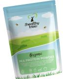 Organic European Pea Protein Powder for Muscle Growth & Recovery - 600g Unflavoured - Non-GMO, Keto & Gluten-Free | TheHealthyTree Company - Buy Online on GoSupps.com